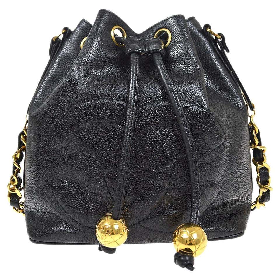 Chanel Drawstring Bucket Bag - For Sale on 1stDibs | mini drawstring ...
