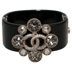 Chanel CC black cuff
