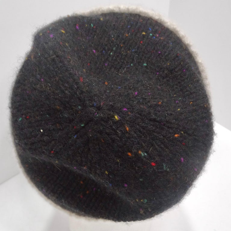 NWT Chanel rainbow beanie OS 2024 Chanel Beanie Hat Pink Wool | TEBOUGIE main image 3