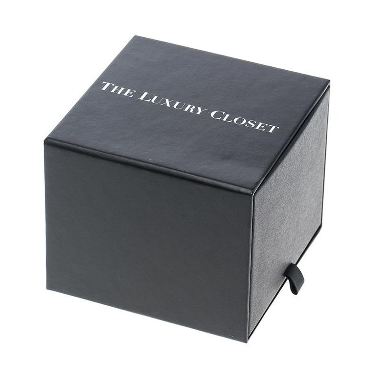 Chanel Brushed Metal CC Logo Ring Size 6.5 - Yoogi's Closet