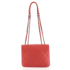 Chanel CC Box Flap Bag Quilted Calfskin Mini