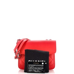 Chanel CC Box Flap Bag Quilted Calfskin Mini