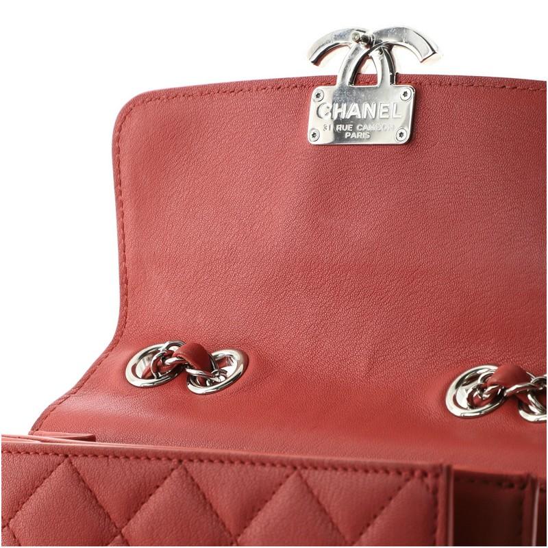 Chanel CC Box Flap Bag Quilted Calfskin Mini 2