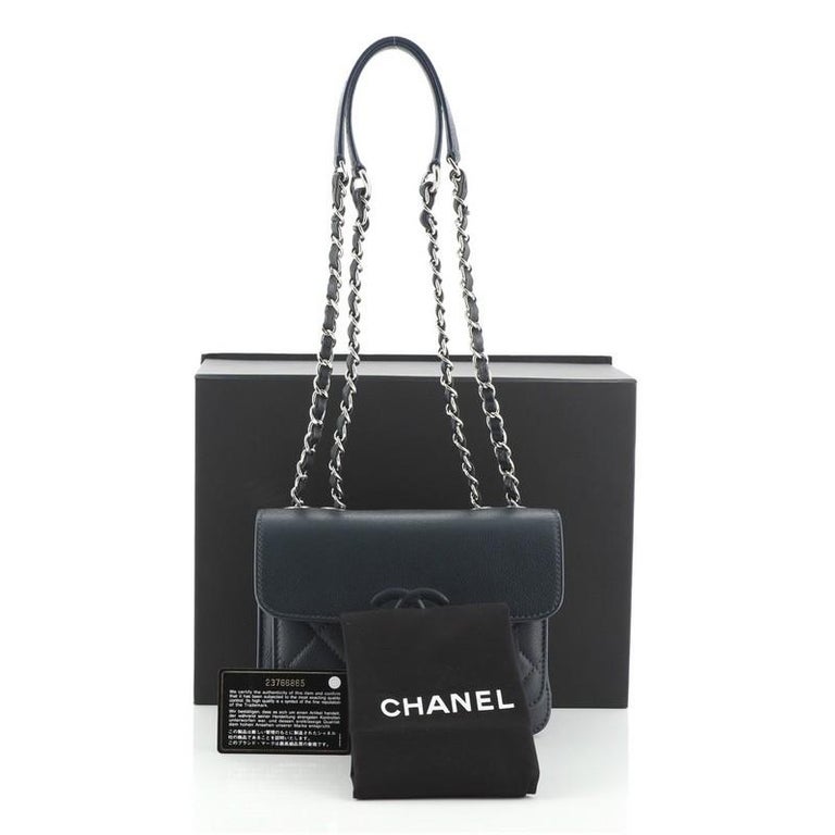 chanel blue bag