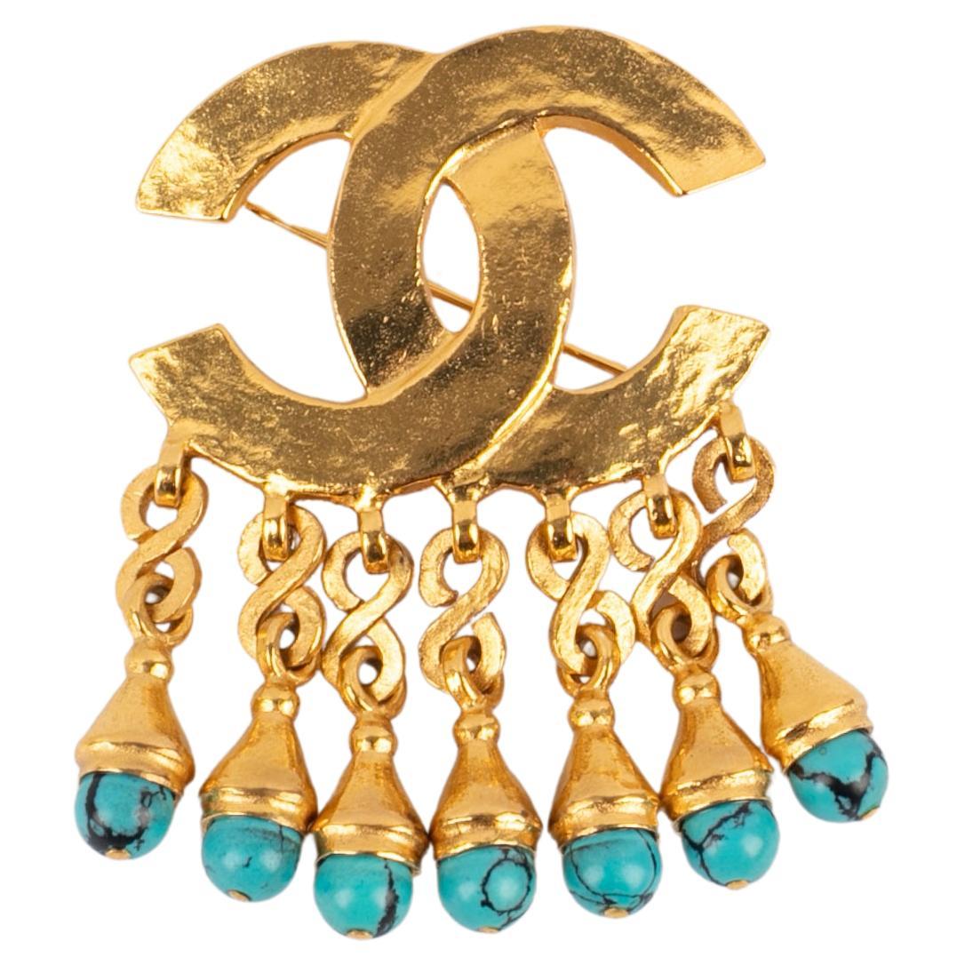 Chanel cc brooch 1997 For Sale