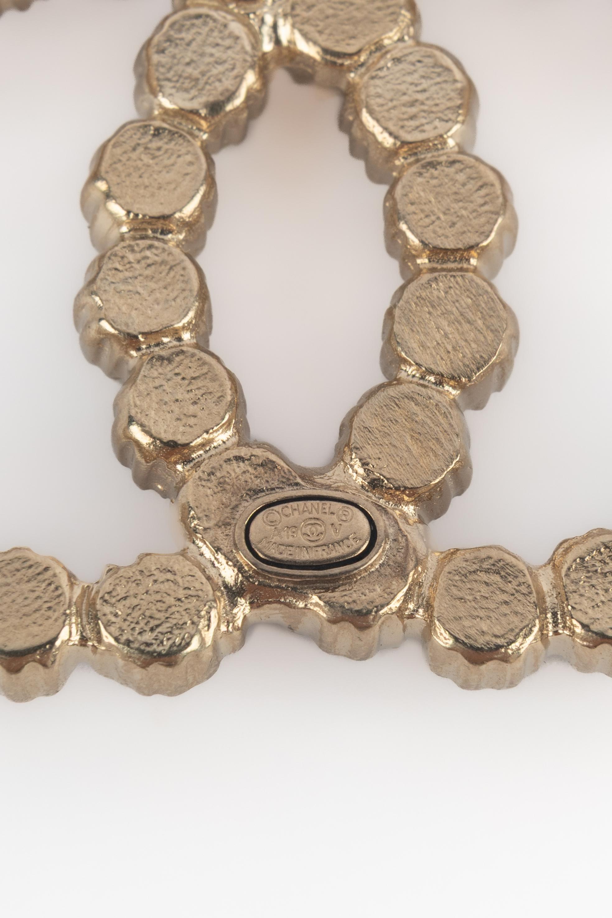 Chanel, broche cc 2019 en vente 3