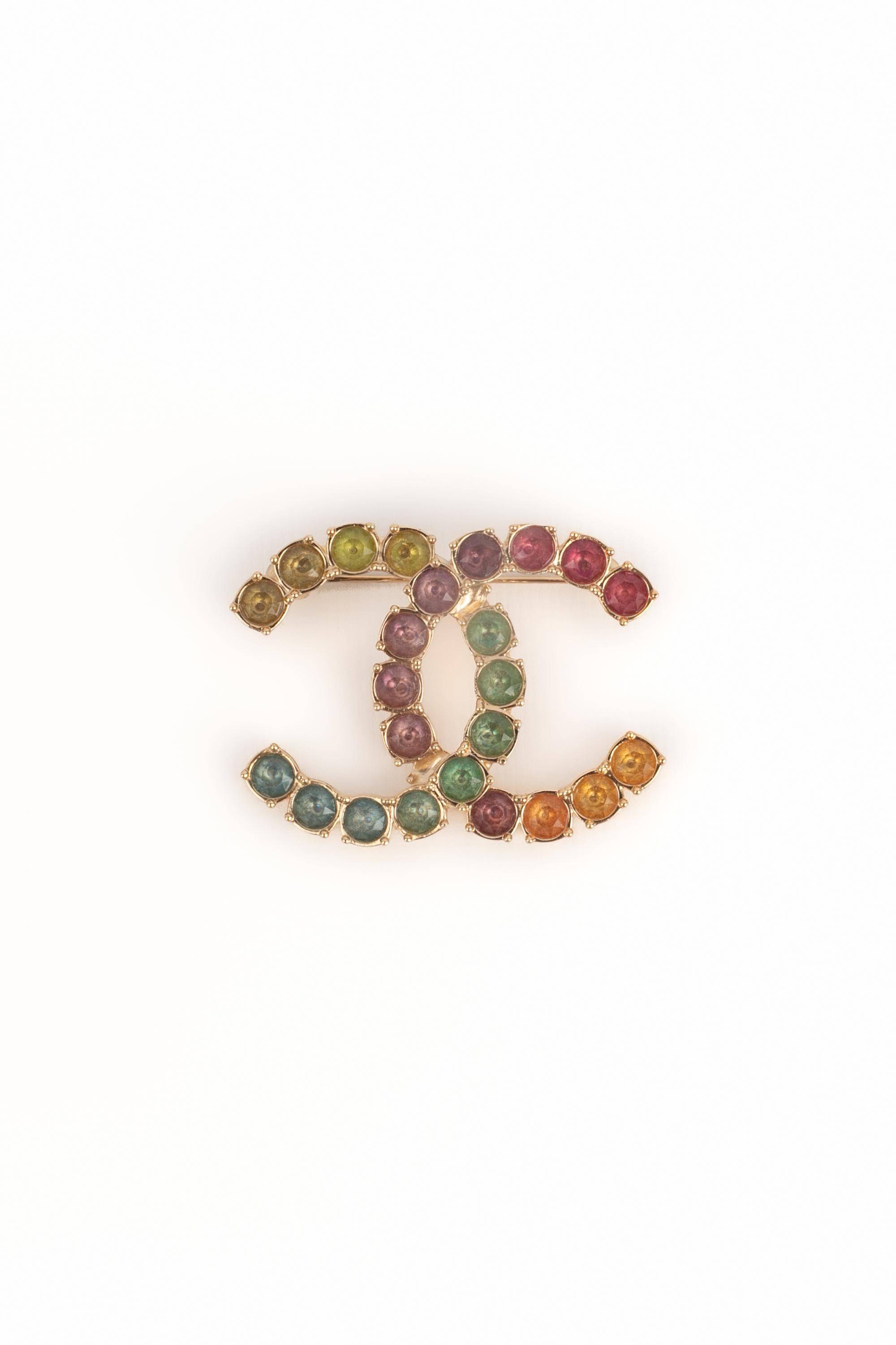 Chanel cc brooch 2024 For Sale 2