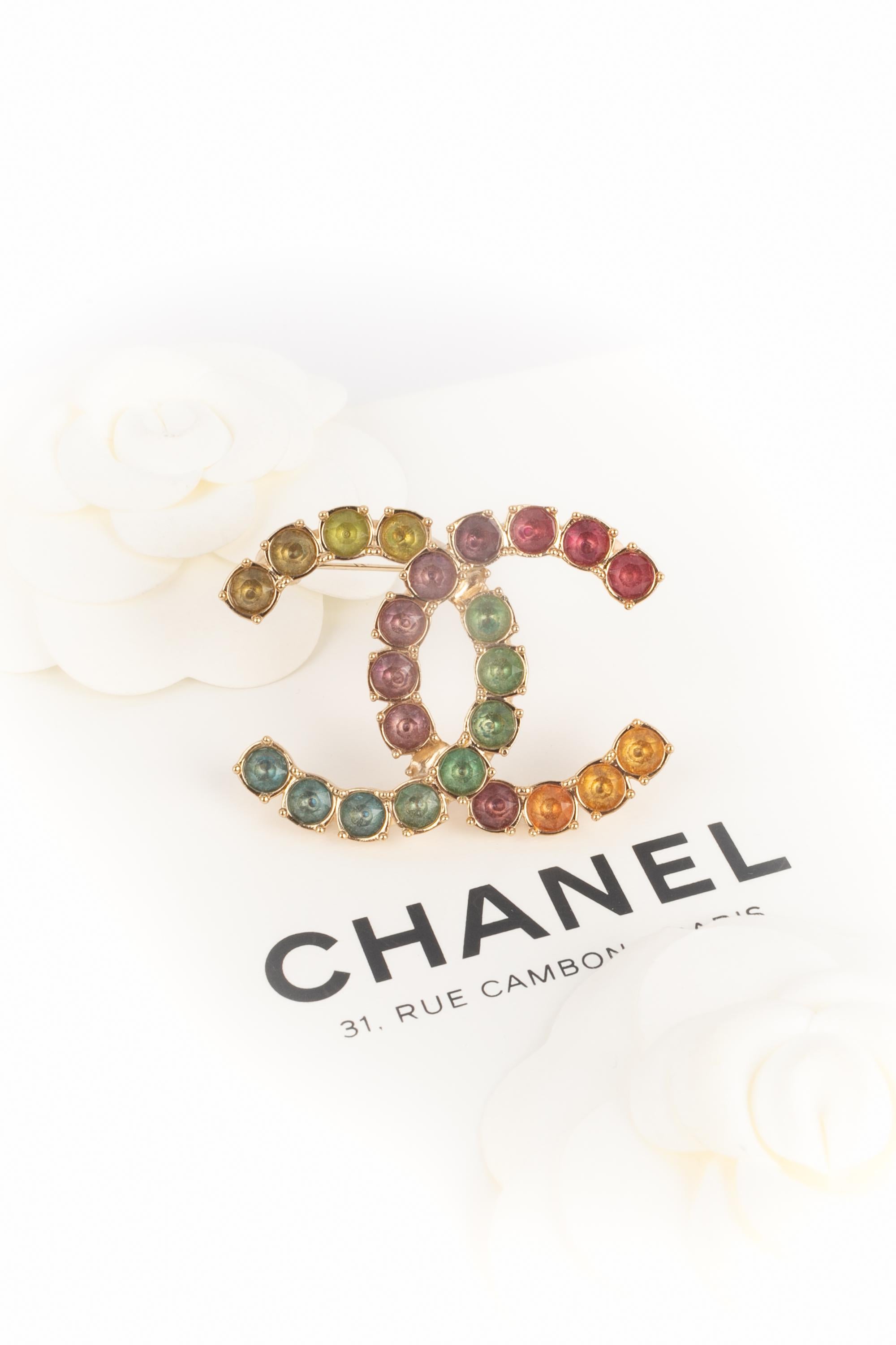 Chanel cc brooch 2024 For Sale 3