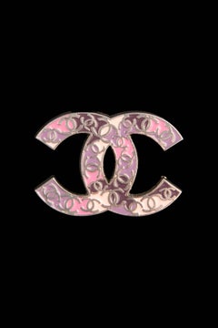 Chanel cc brooch Fall 2003 by Karl Lagerfeld