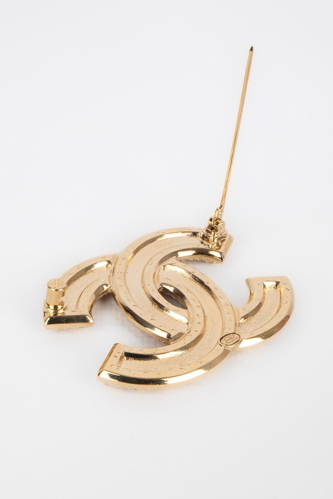 Chanel CC Brooch Ornamented with Rhinestones, 2023 1