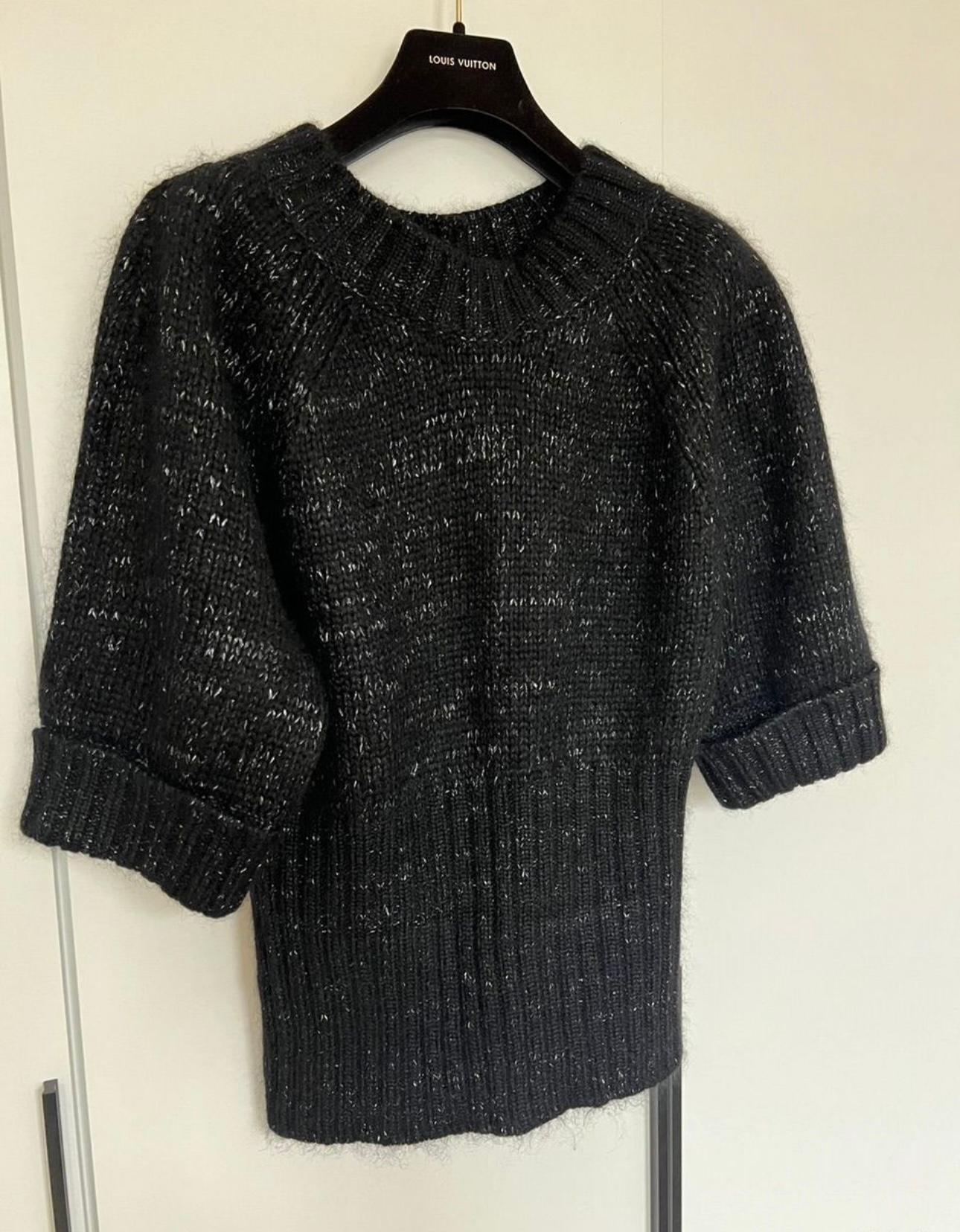 Chanel CC Button Globalization Collection Cashmere Jumper For Sale 1