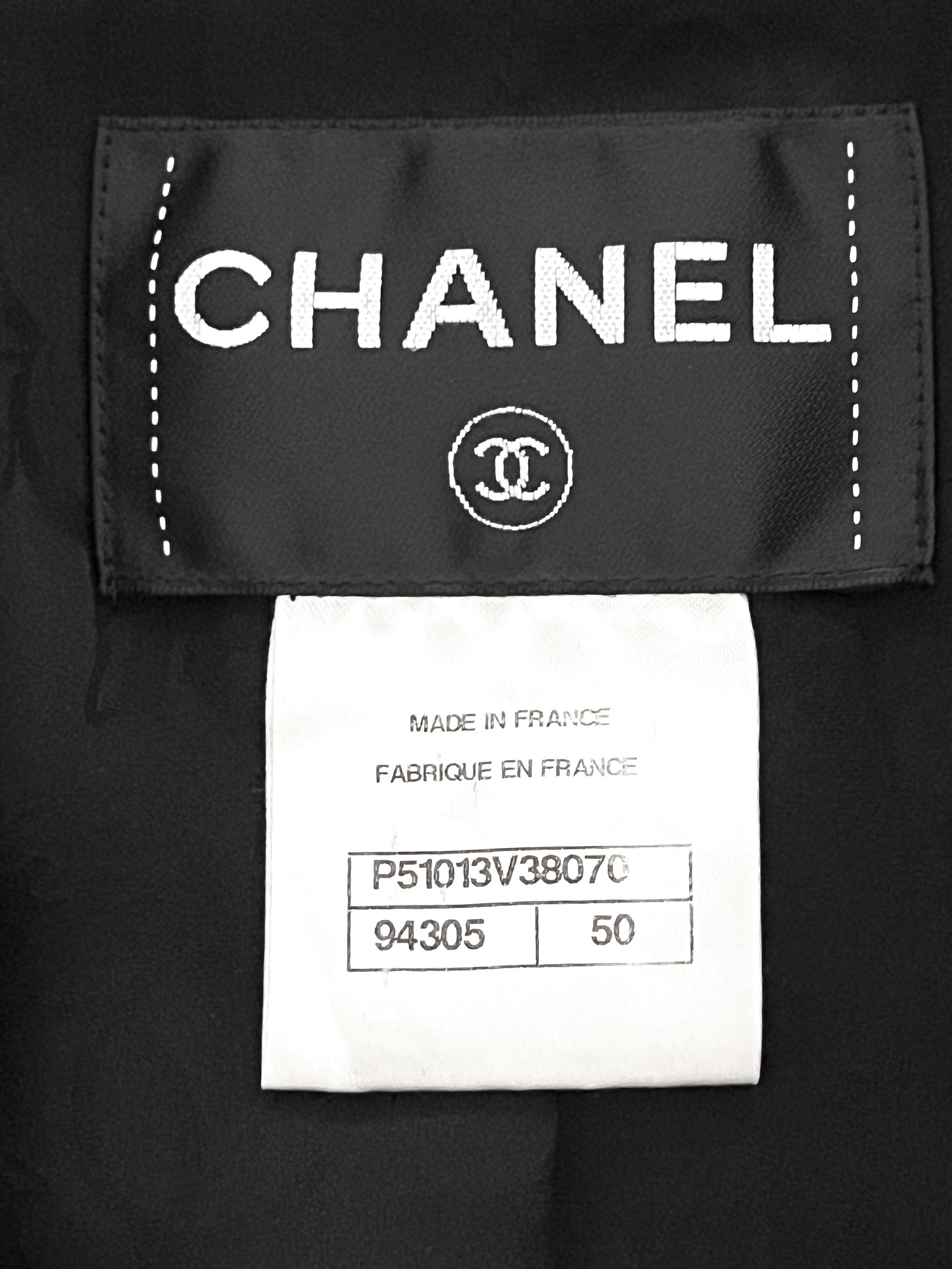 Chanel CC Buttons Black Lesage Tweed Jacket 11