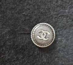 Chanel CC Buttons Black Tweed Jacket
