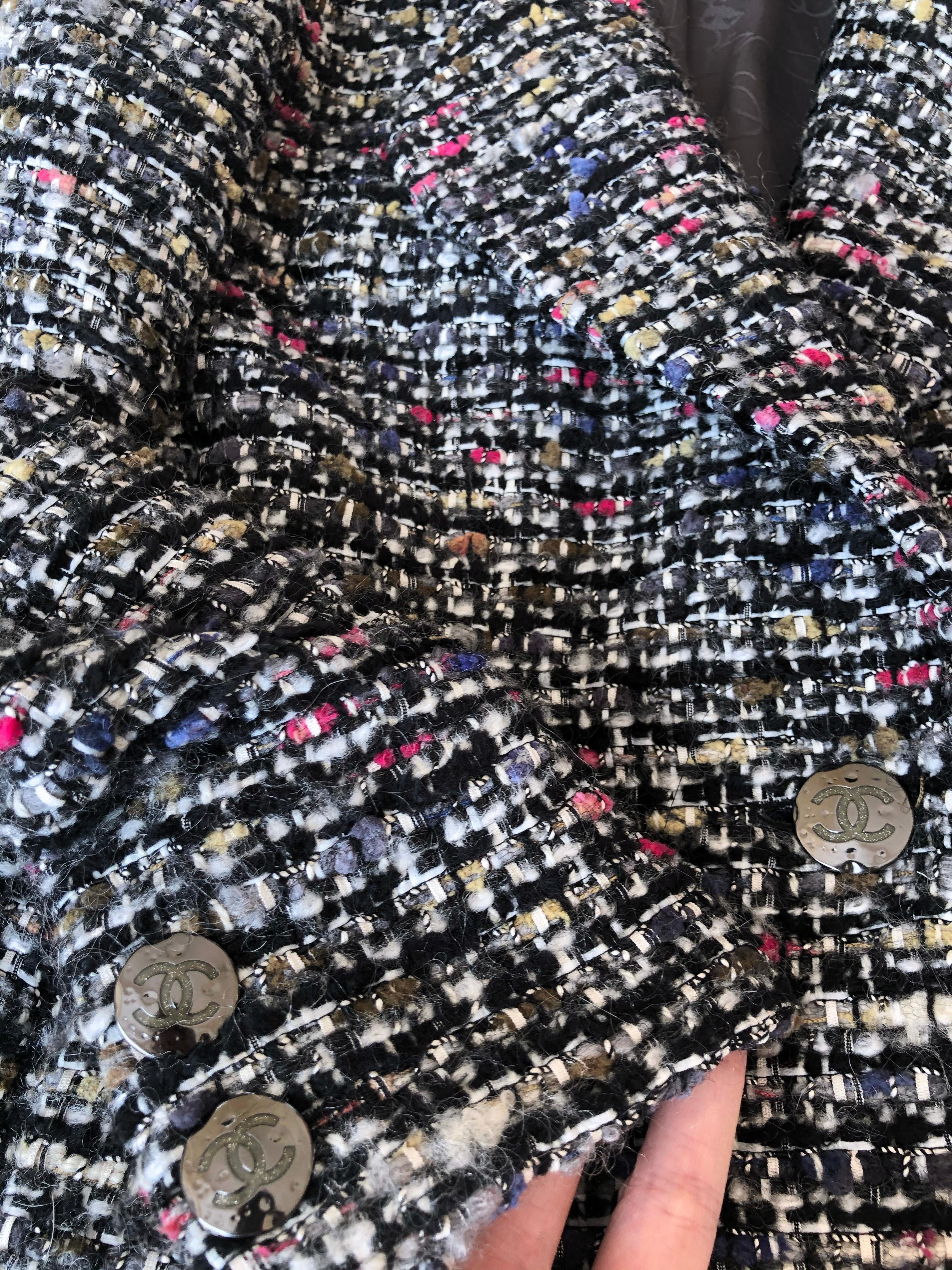 Chanel CC Buttons Lesage Tweed Jacket 38 FR 1