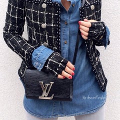 Chanel CC Buttons Lesage Tweed Jacket 44 FR