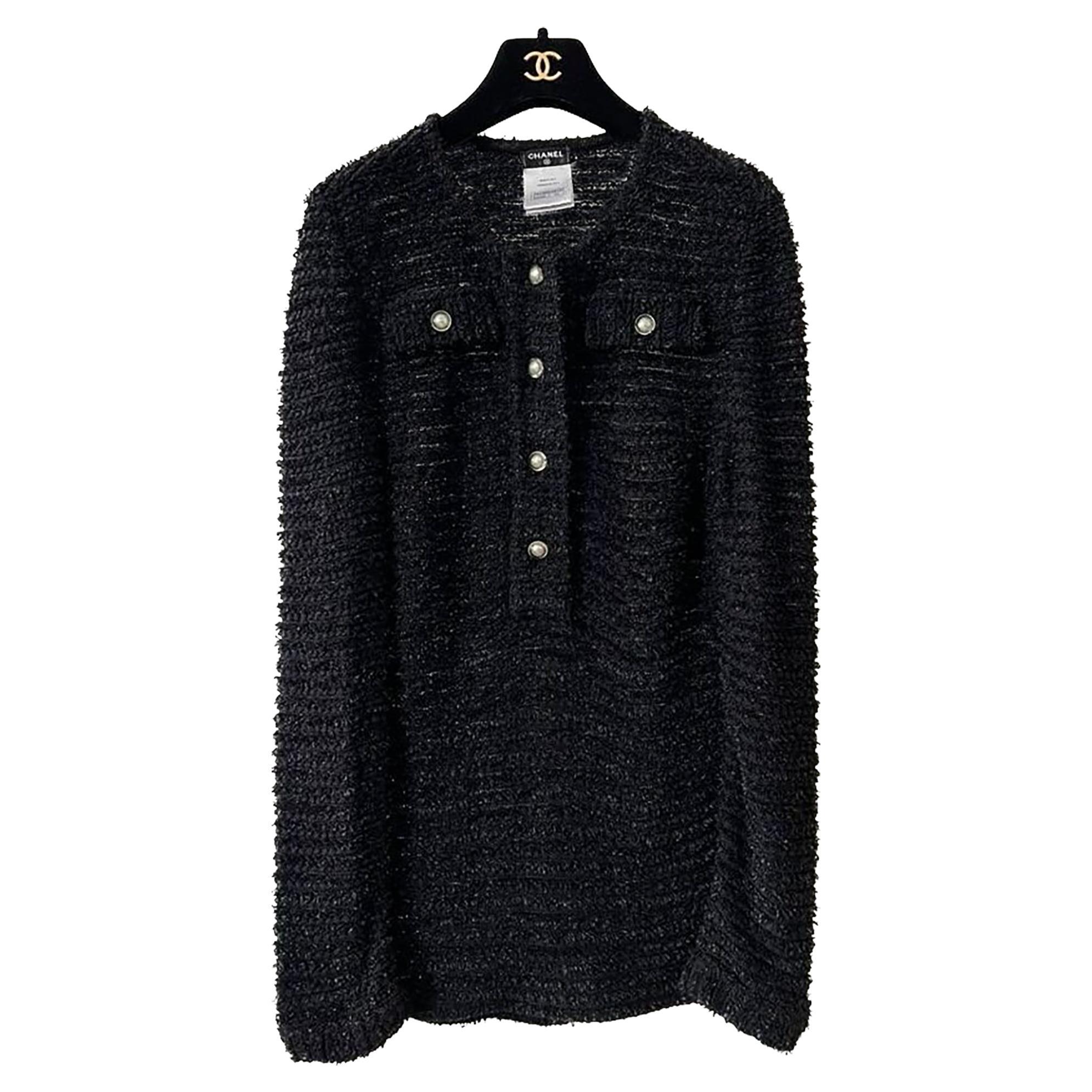 Chanel CC Buttons Lesage Tweed Jumper