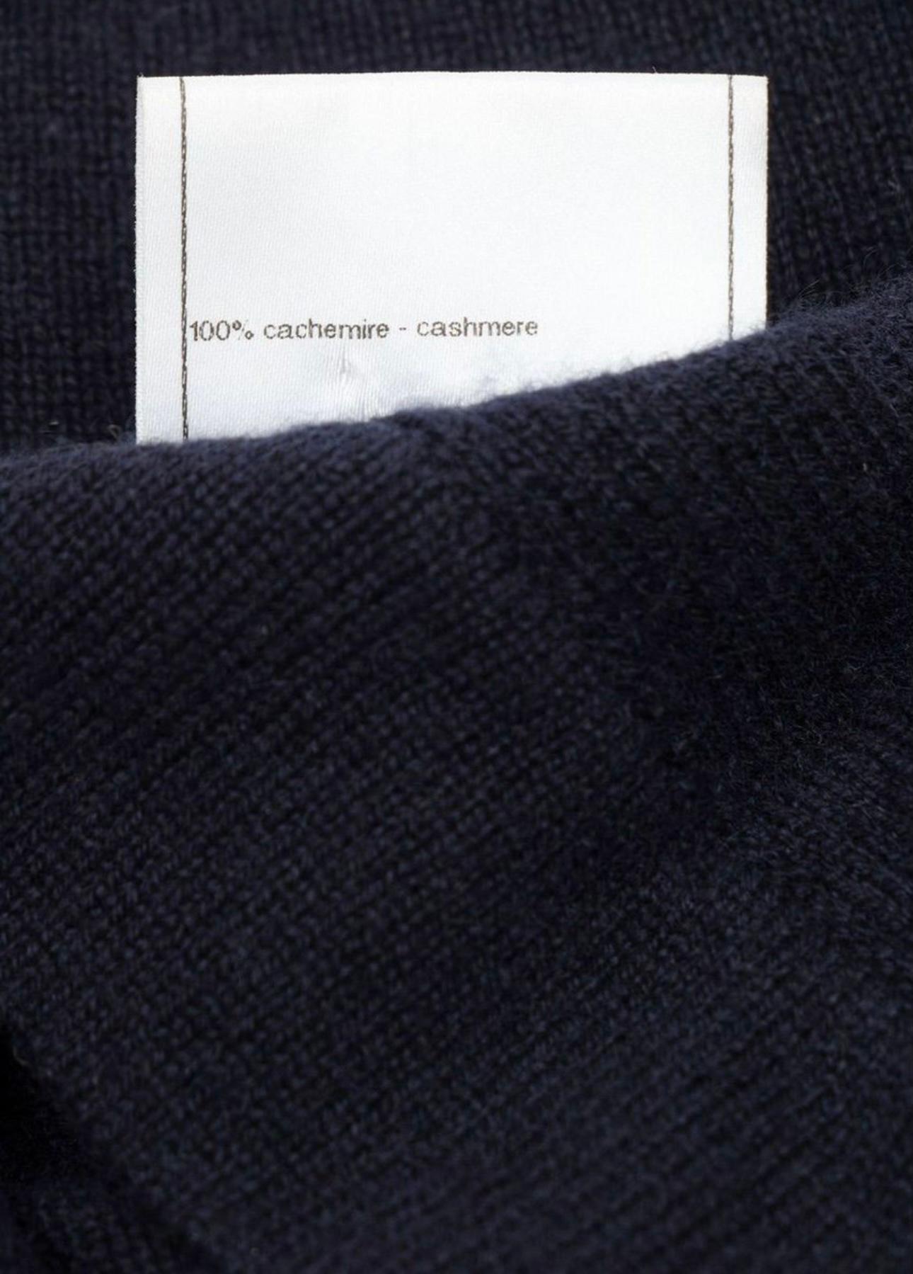 Chanel CC Buttons Long Cashmere Vest For Sale 3
