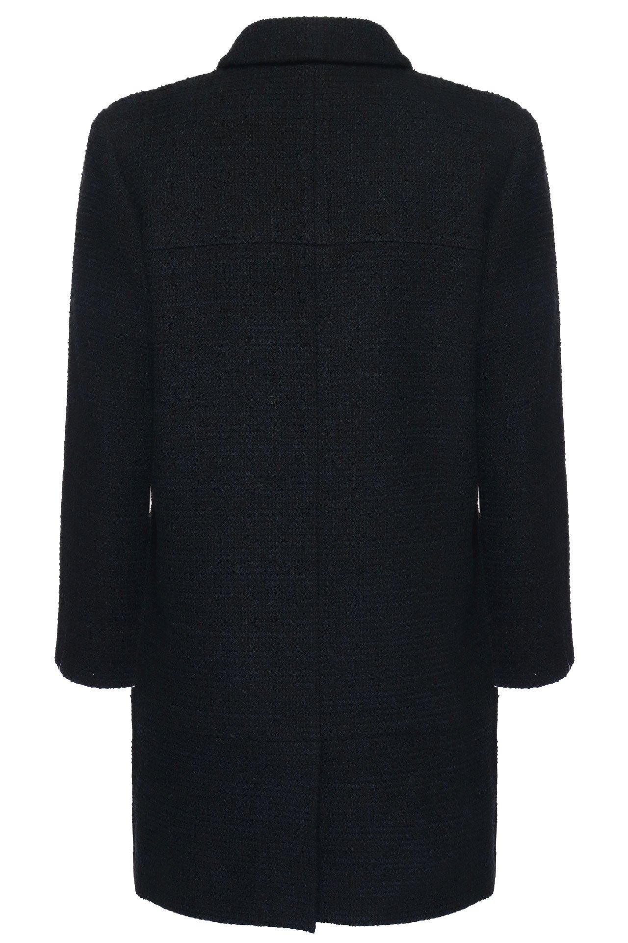 Chanel CC Buttons Oversized Black Tweed Jacket 1