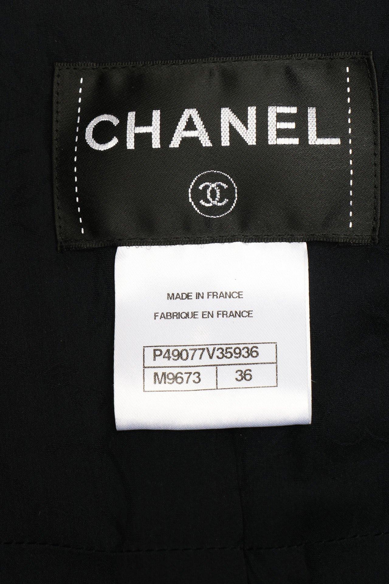 Chanel CC Buttons Oversized Black Tweed Jacket 2