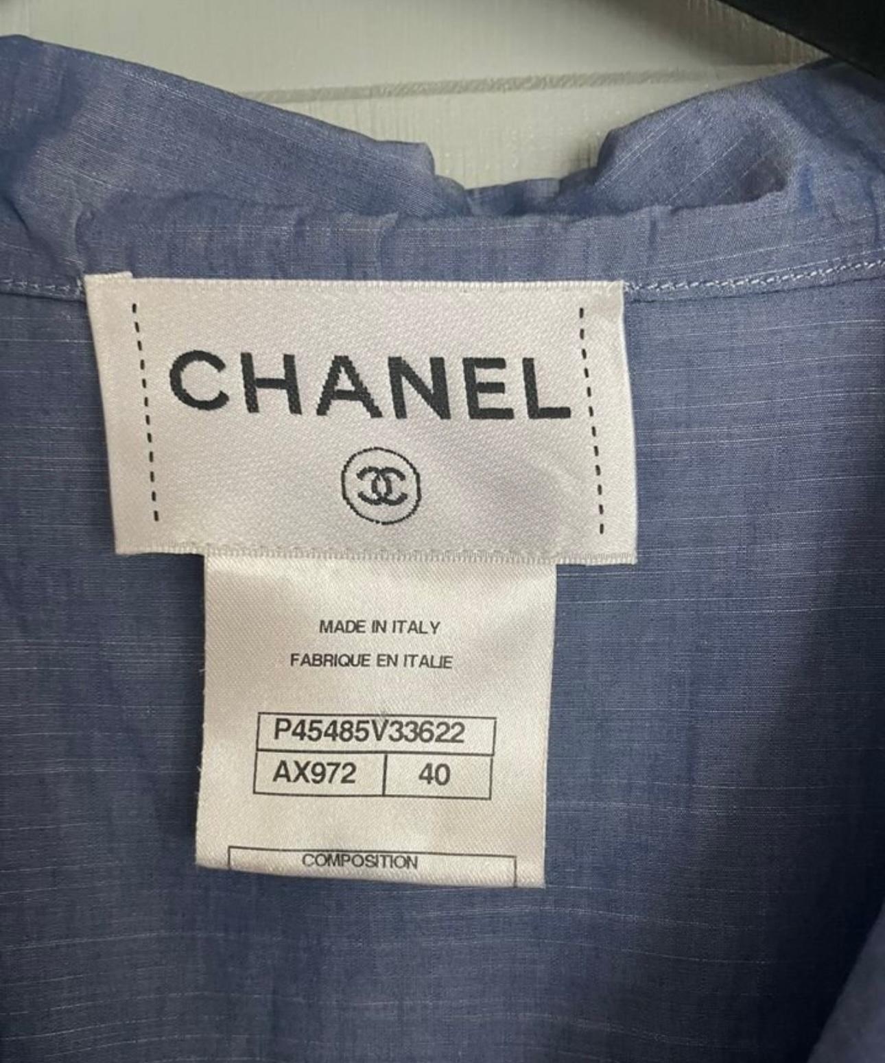 Women's or Men's Chanel CC Buttons Paris / Singapore Dress