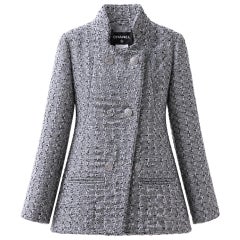 CHANEL CC Buttons Shimmer Lesage Tweed Jacket 38 FR