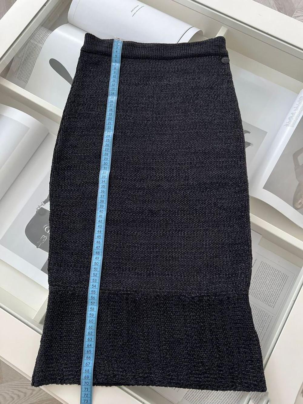 Chanel CC Buttons Woven Silk Ensemble For Sale 1