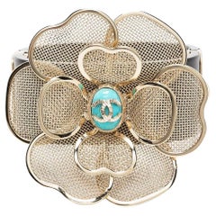 Chanel CC Camellia Bangle Bracelet
