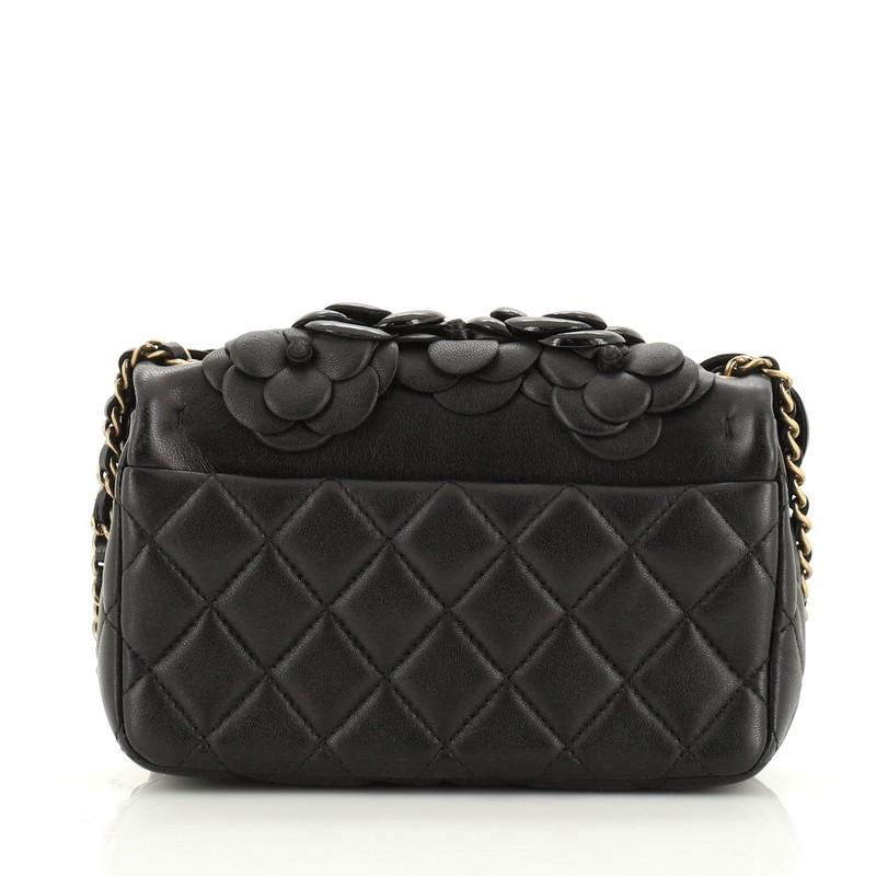 chanel camellia flap bag