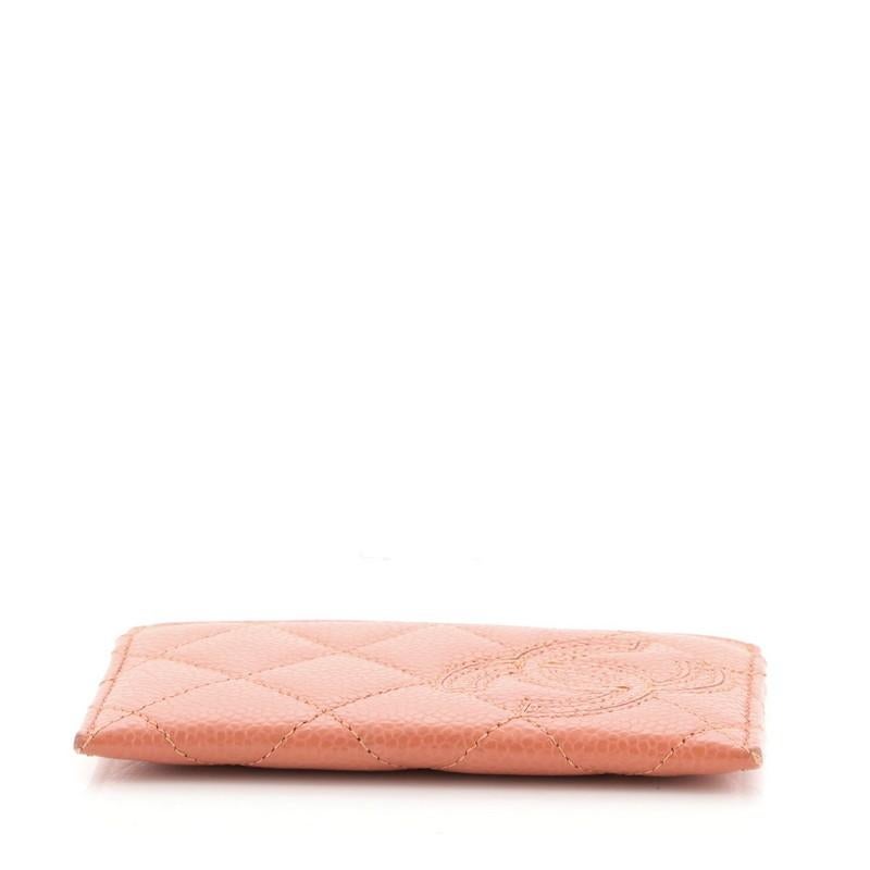 Chanel Timeless Card Holder Quilted Caviar In Good Condition In NY, NY