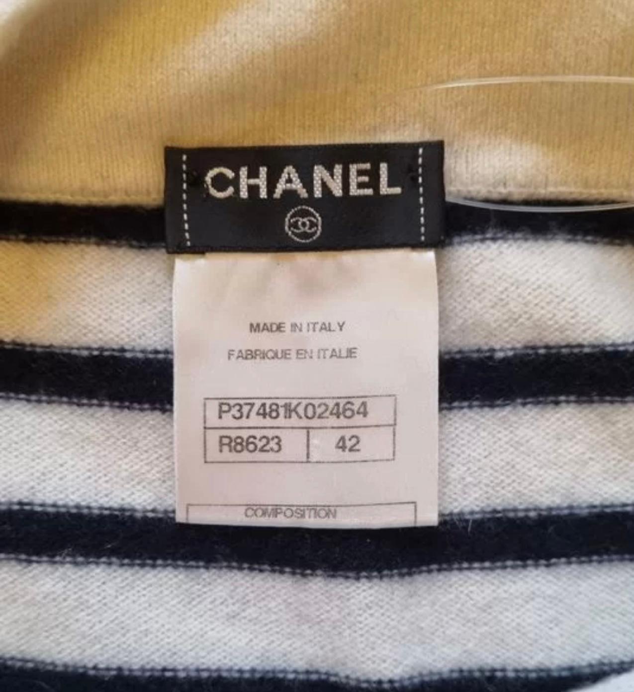 Chanel CC Chain Accents Runway Jumper For Sale 4