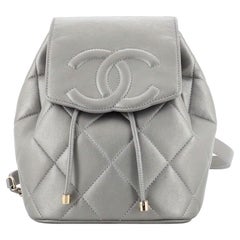 Chanel CC Chain Flap Backpack Quilted Lambskin Mini
