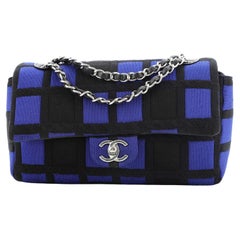Chanel CC Chain Flap Bag Colorblock Jersey Medium