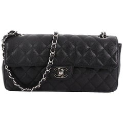 Chanel CC Chain Flap Bag Quilted Caviar East Wes