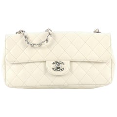 Chanel CC Chain Flap Bag Quilted Caviar East West