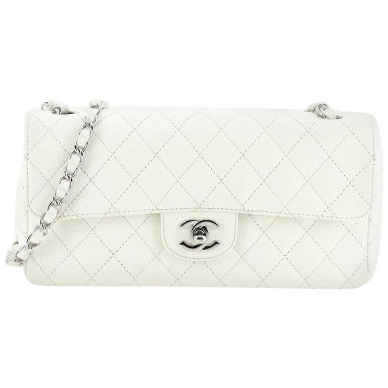 CHANEL 2021 XL pearl black quilted leather flap wallet on chain crossbody  bag at 1stDibs