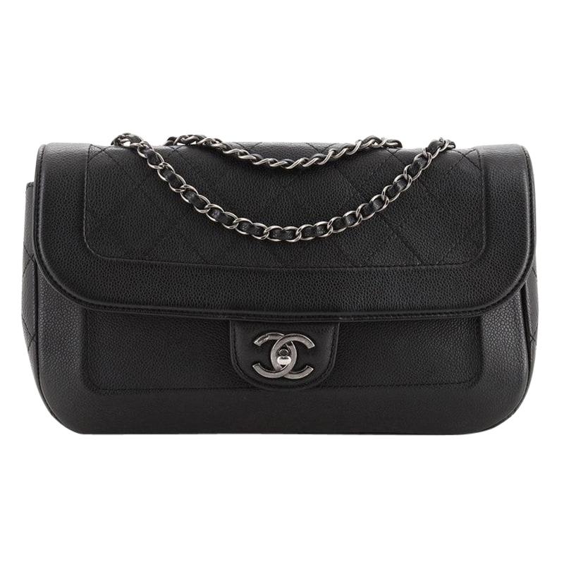 Chanel CC Chain Flap Bag Quilted Caviar Medium
