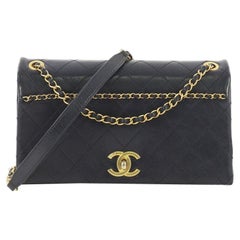 Chanel CC Chain Flap Bag Quilted Embellished Calfskin Medium