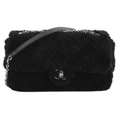 Chanel Black Terry Cloth Drawstring Beach Backpack Q6B37M4WKB001