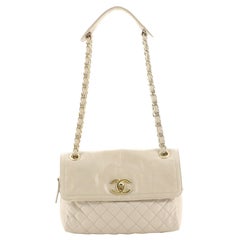 Chanel CC Chain Flap Quilted Glazed Calfskin Medium