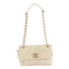 Chanel CC Chain Flap Quilted Glazed Calfskin Small