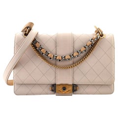 Chanel CC Chain Flap Shoulder Bag Quilted Calfskin Medium