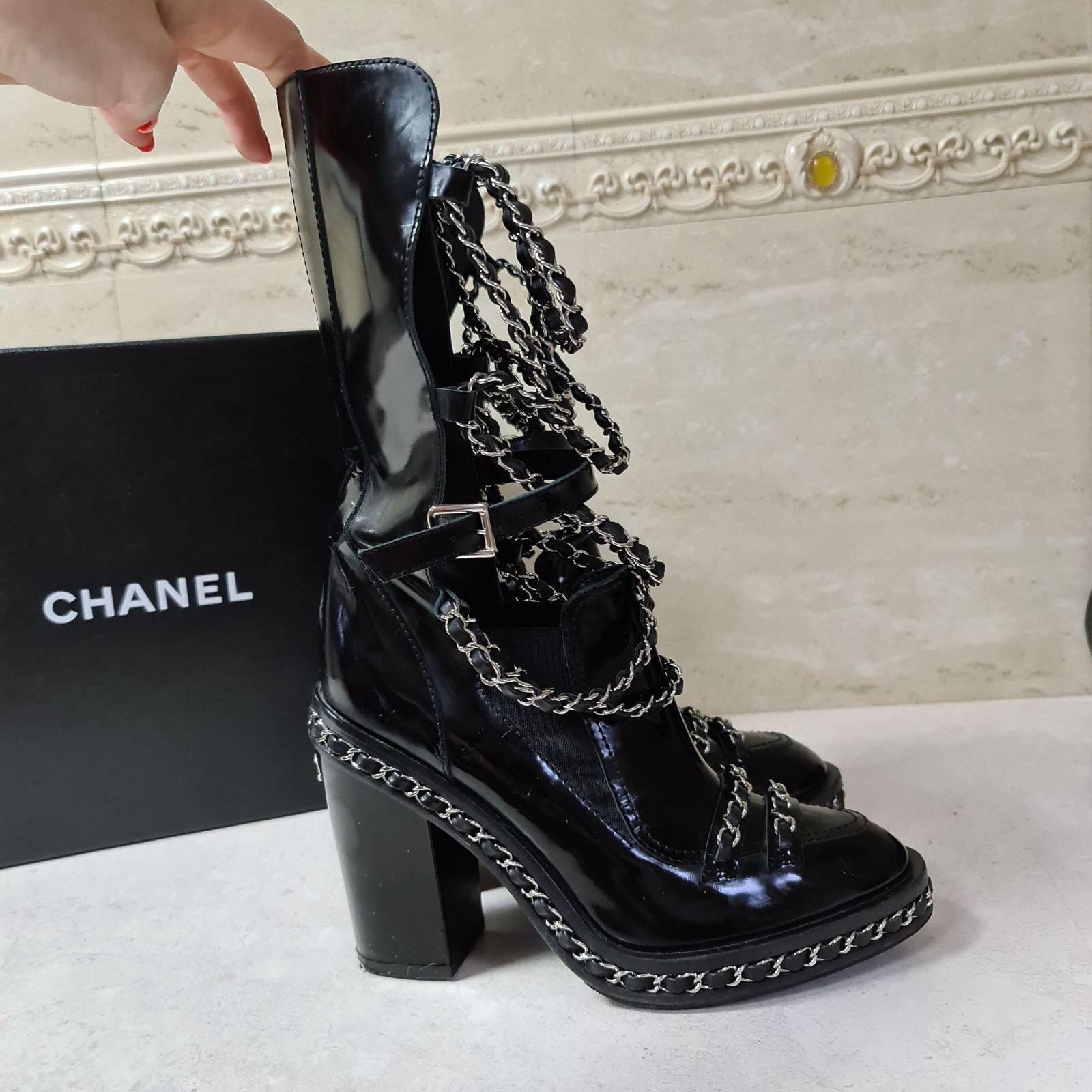 Chanel chain boots 2013 deals
