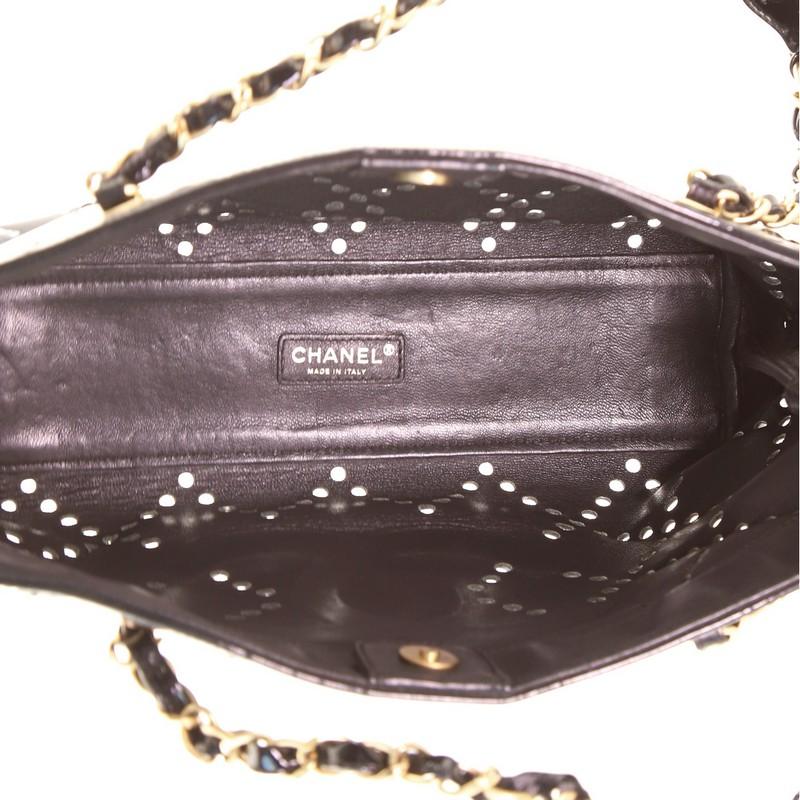 Women's or Men's Chanel CC Chain Tote Perforated Patent Medium