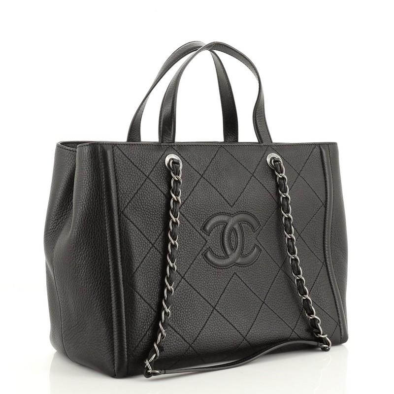 chanel deerskin bucket bag