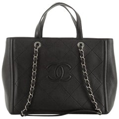 Chanel CC Chain Tote Quilted Deerskin Medium