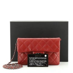 Chanel CC Chain Zip Flap Bag Quilted Calfskin Mini