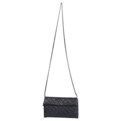 Chanel CC Charm Metallic Quilted Crossbody Bag 2014
