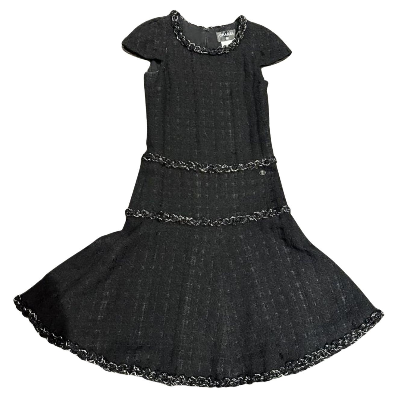 Chanel CC Charm Timeless Little Black Dress For Sale