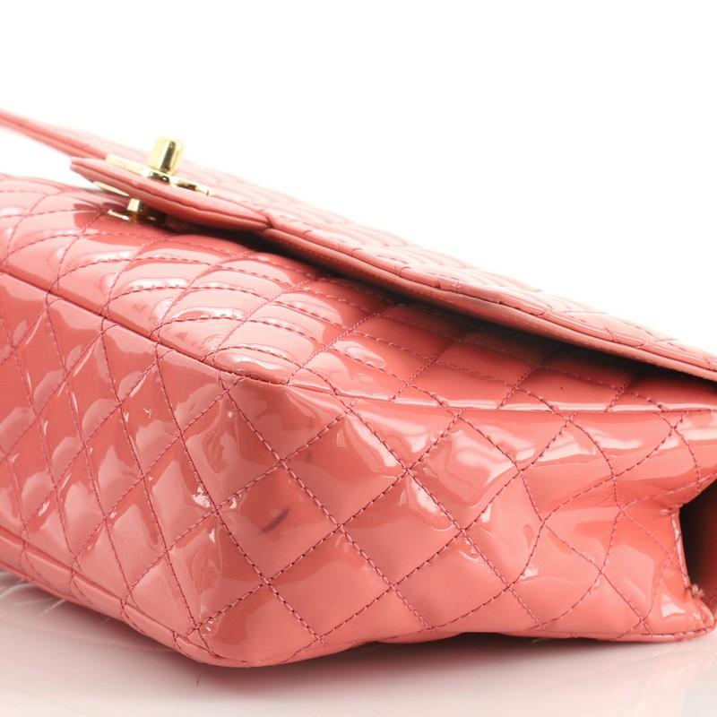 Chanel CC Charms Flap Bag Quilted Patent Medium 2