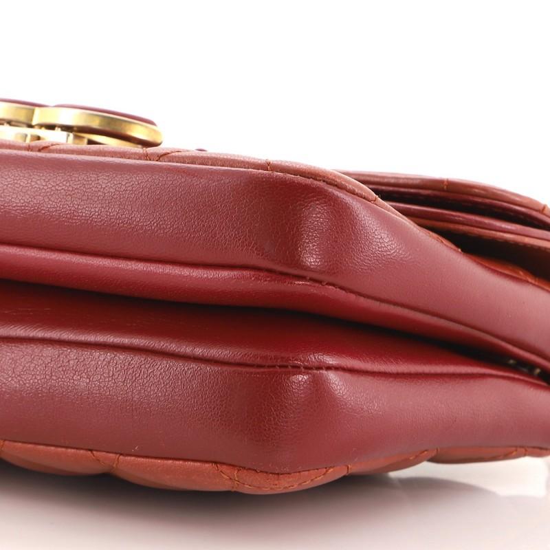 Chanel CC Chic Double Flap Bag Gestepptes Lammleder Klein 1